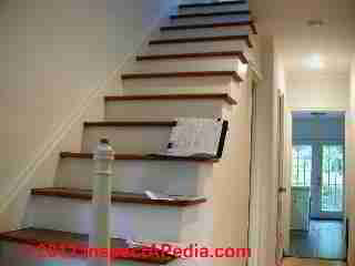 Stair trip slip and fall hazard example - using color cues (C) Daniel Friedman